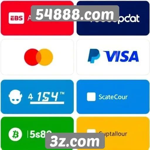 Métodos de pagamento disponíveis em 54888.com