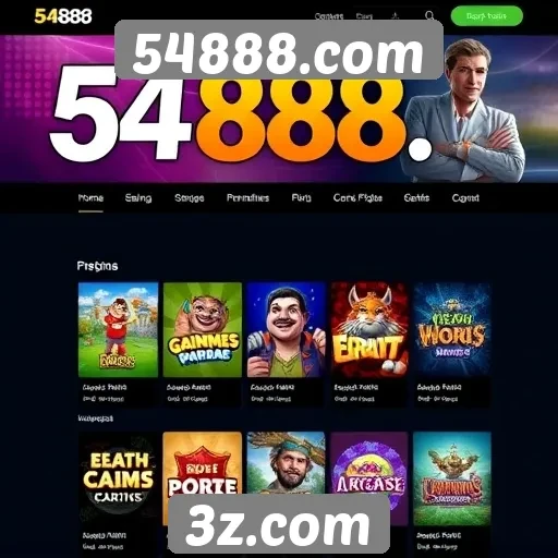 Experiência do usuário no site 54888.com